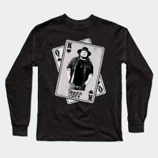 Retro Tanner Usrey 80s card Style Long Sleeve T-Shirt